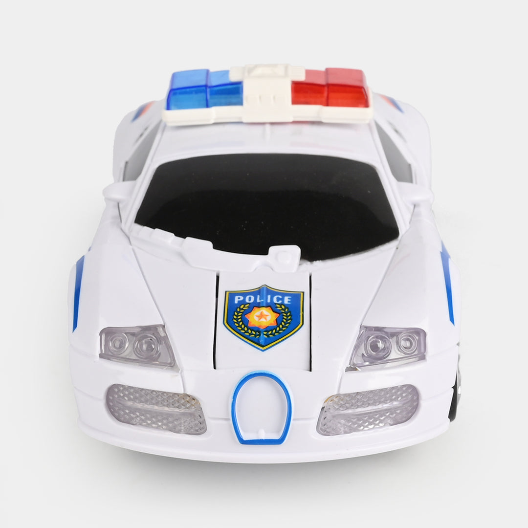 Remote Control Transformer Police Car
