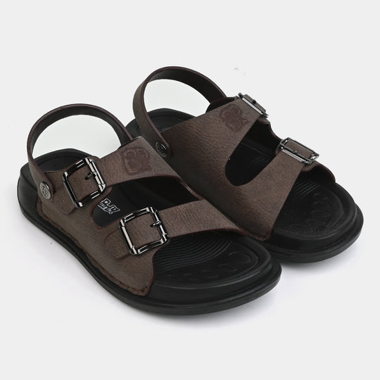 Boys Sandal P-ART1-Black/Brown