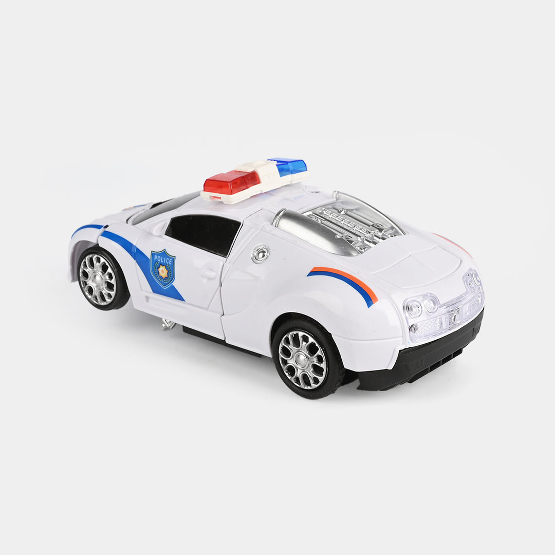 Remote Control Transformer Police Car
