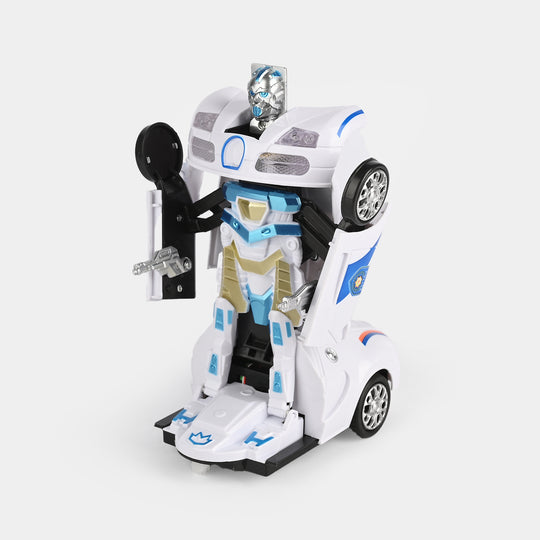 Remote Control Transformer Police Car