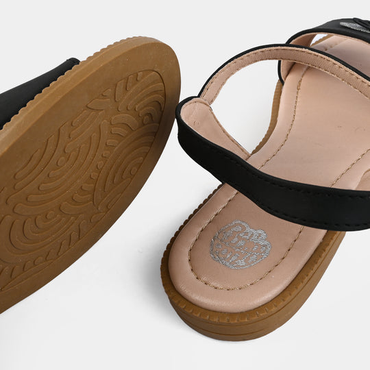 Girls Sandal 456-75-BLACK