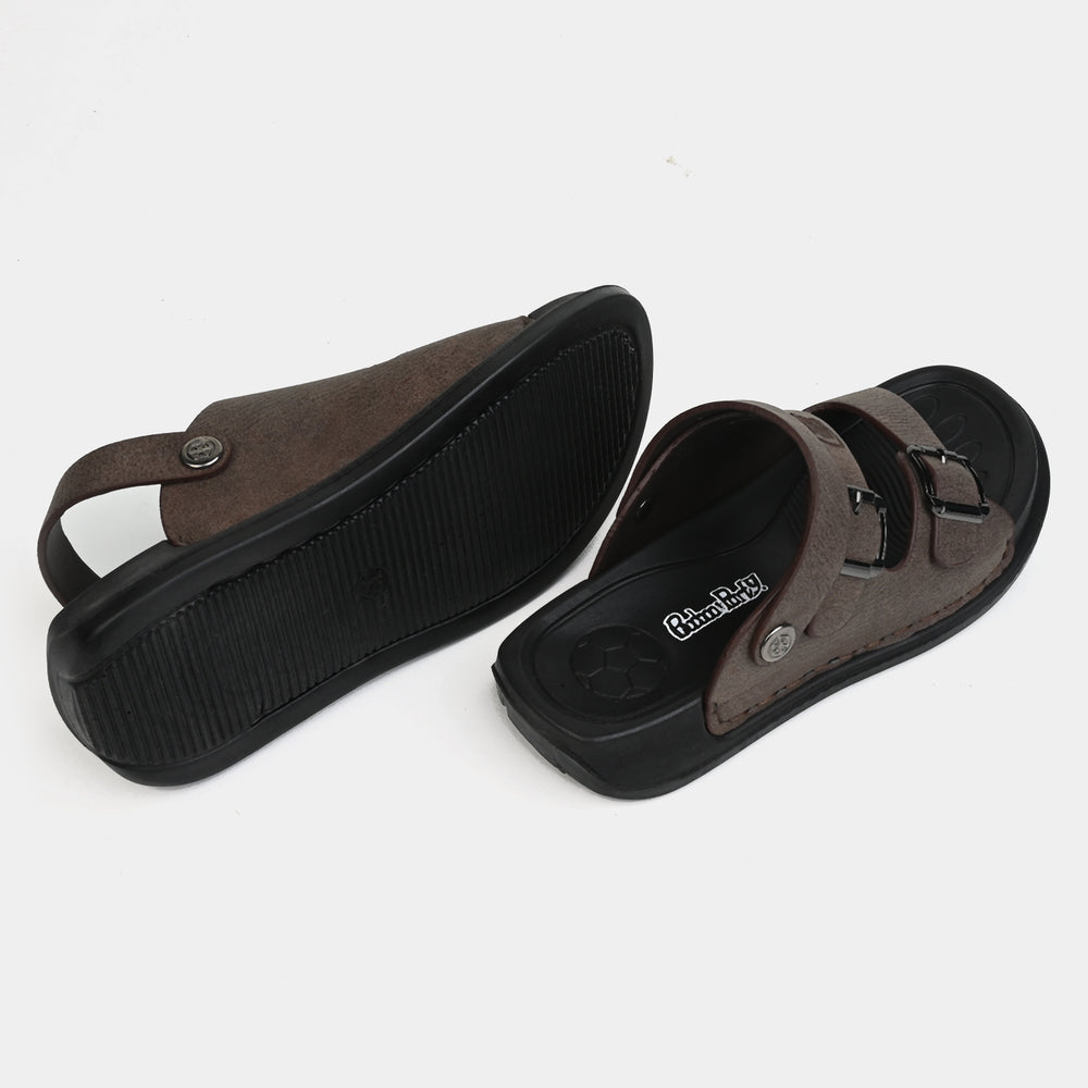 Boys Sandal P-ART1-Black/Brown