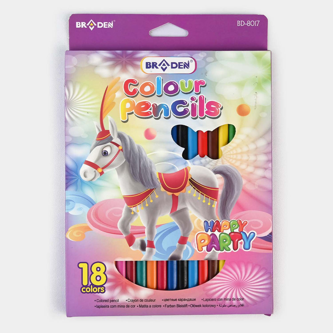 Braden Bear 18 Pcs Color Pencils