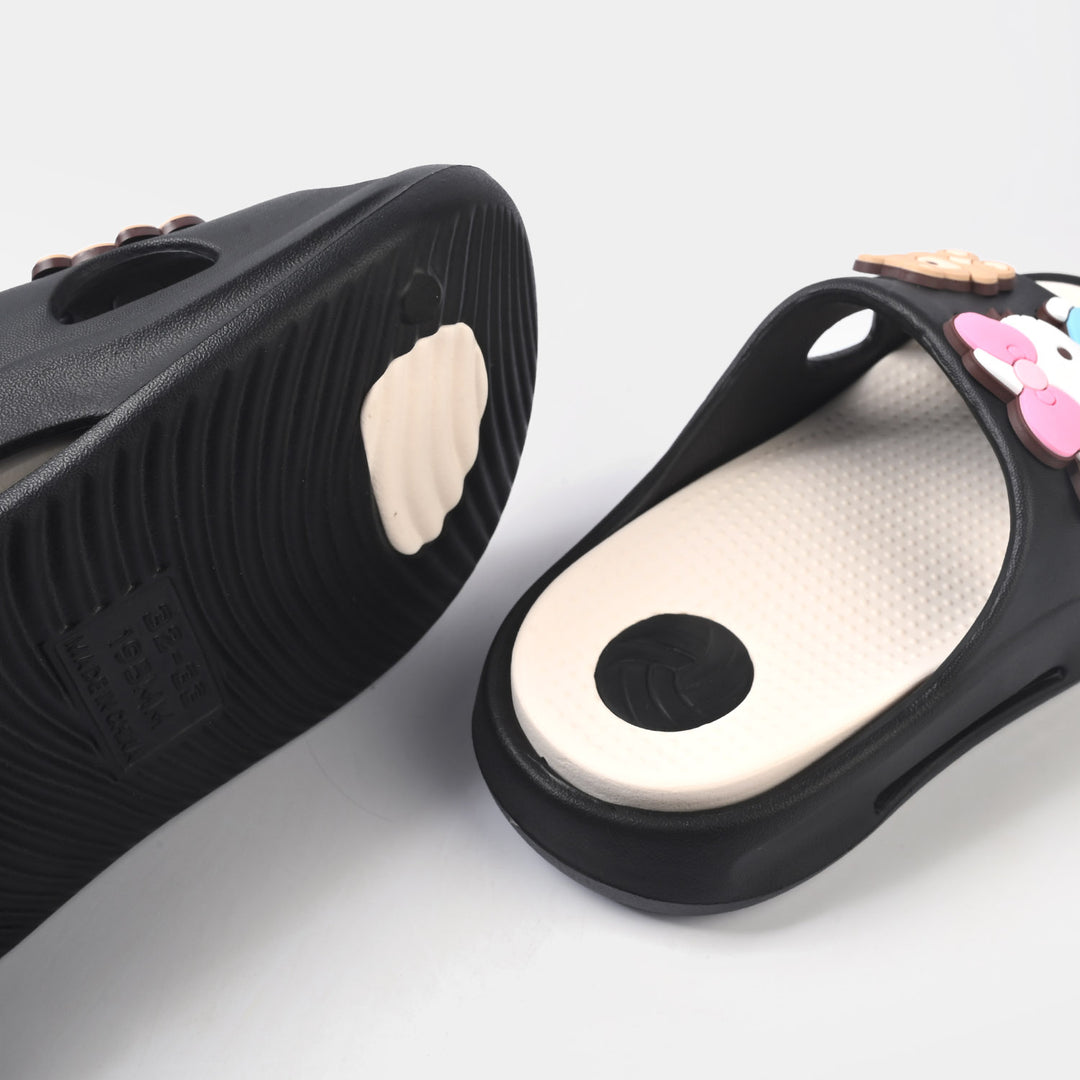 Girls Slipper 016-26 - BLACK