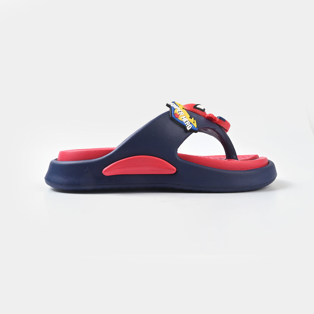 Boys Slipper 016-A2 - NAVY