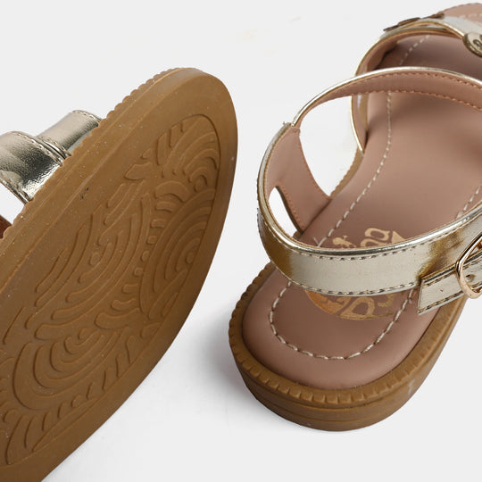 Girls Sandal 0499-1-Golden