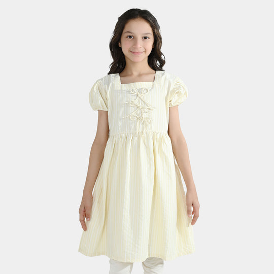 Girls Cotton Casual Frock Fun Day