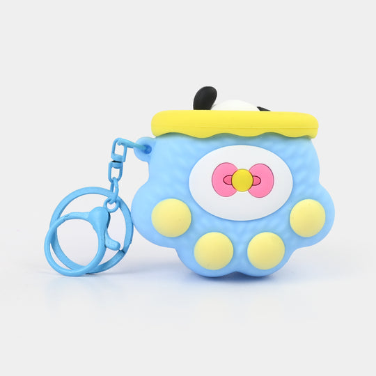 Pop-Up Squeeze Toy Keychain