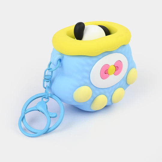 Pop-Up Squeeze Toy Keychain