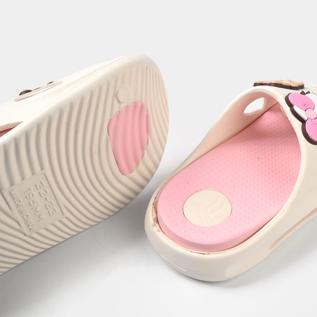 Girls Slipper 016-26 - White