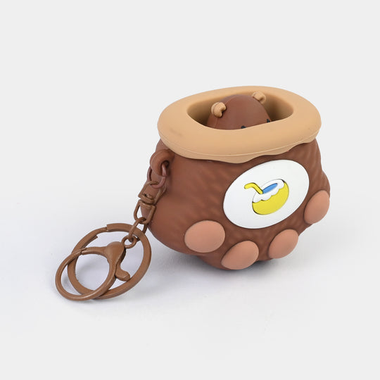 Pop-Up Squeeze Toy Keychain