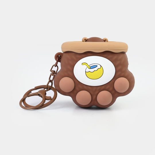 Pop-Up Squeeze Toy Keychain