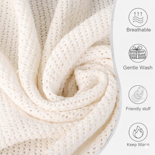 Soft & Comfortable Knitted Baby Blanket