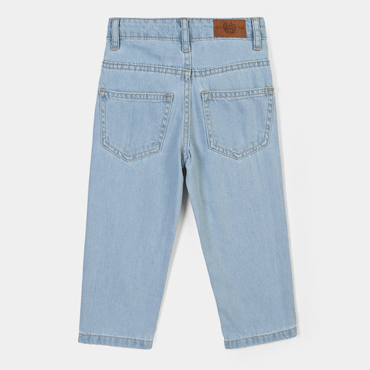 Girls Denim Rigid Pant Heart