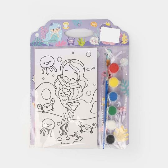 DIY Paper Mask & Character Cutout Coloring Set