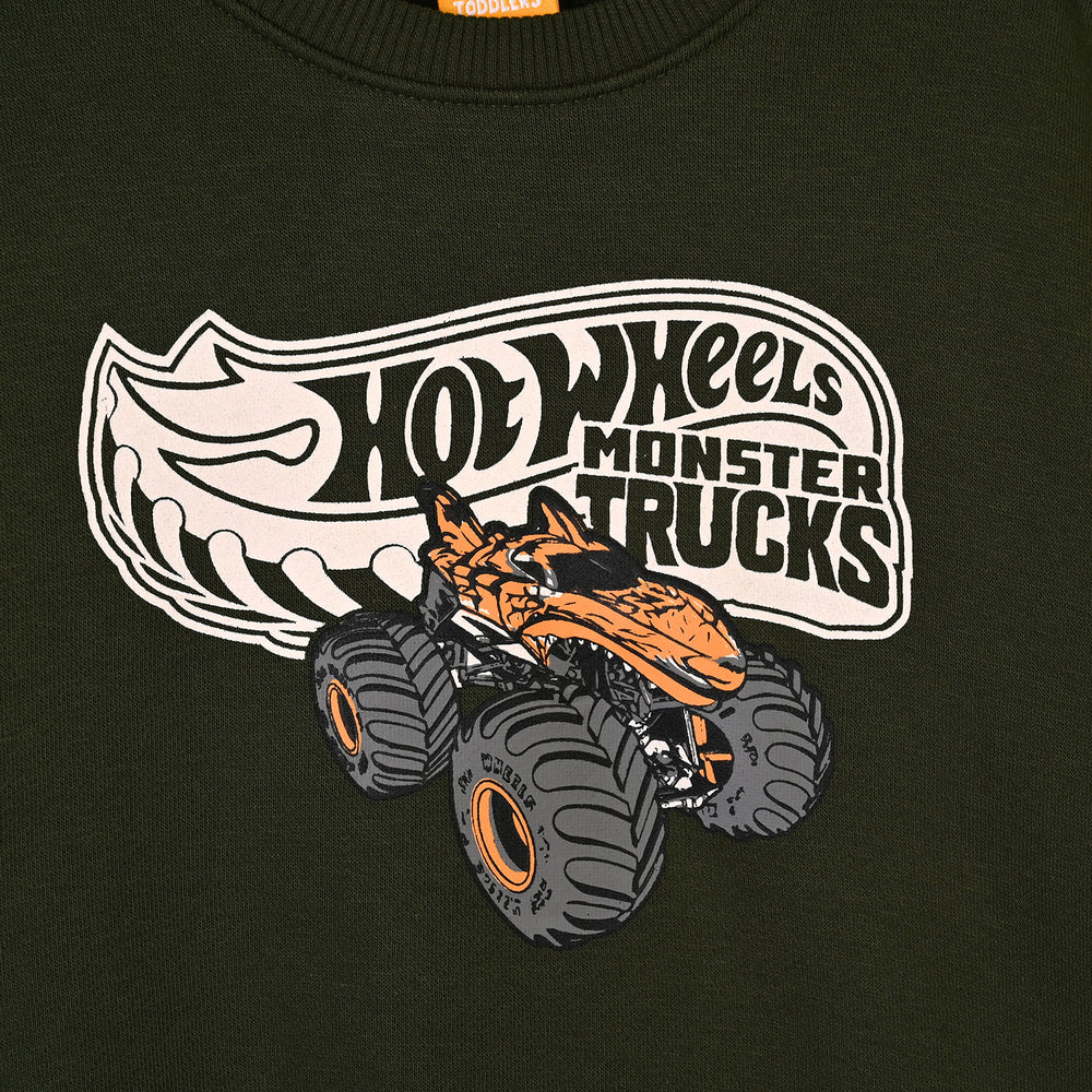 Boys Fleece SweatShirt Hot Wheels