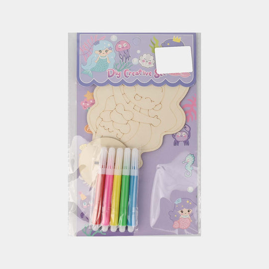 DIY Wooden Standee Coloring Craft Kit