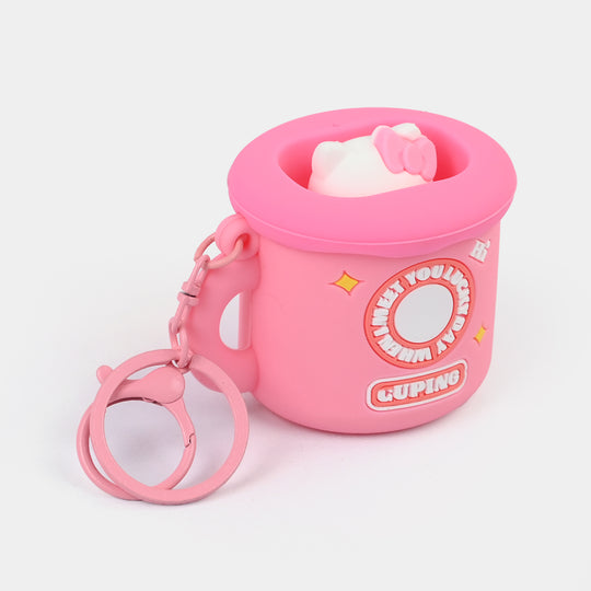 Pop-Up Squeeze Toy Keychain