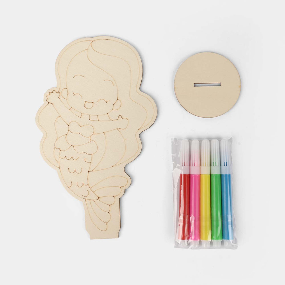 DIY Wooden Standee Coloring Craft Kit