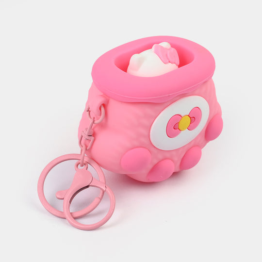 Pop-Up Squeeze Toy Keychain