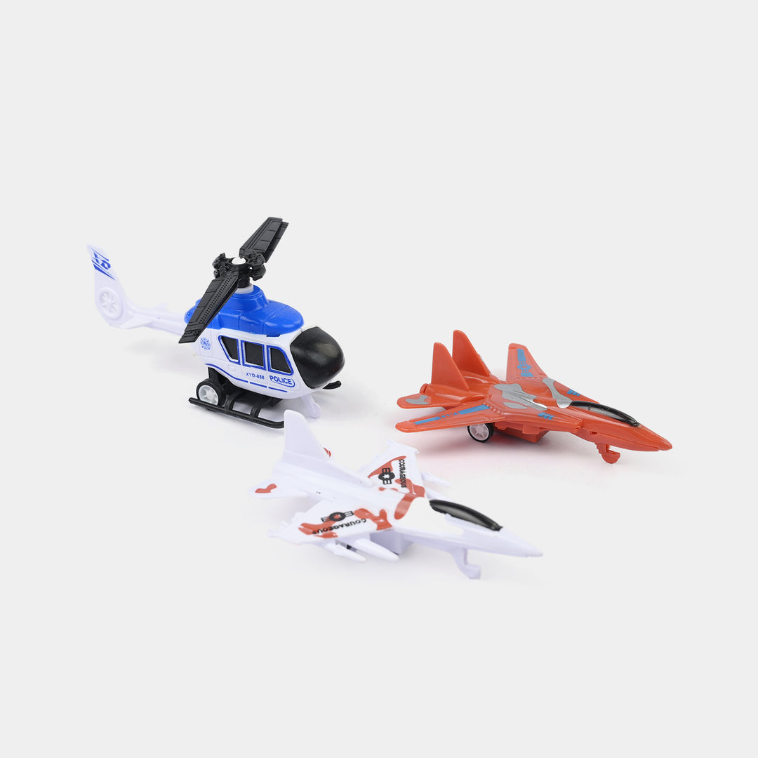 Kids Military Defence Playset - Aircraft Carrier & Combat Vehicles