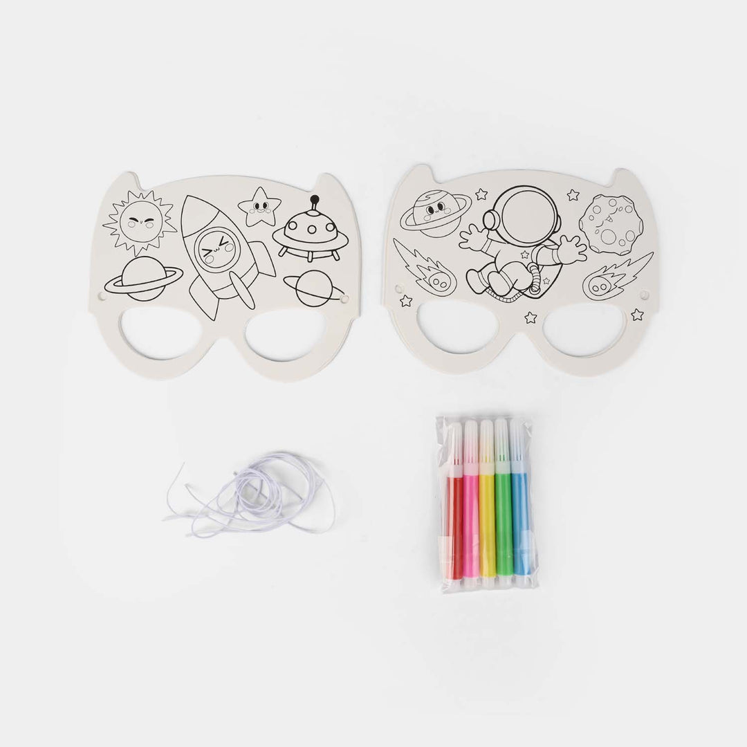 DIY Paper Eye Mask Coloring Craft Kit