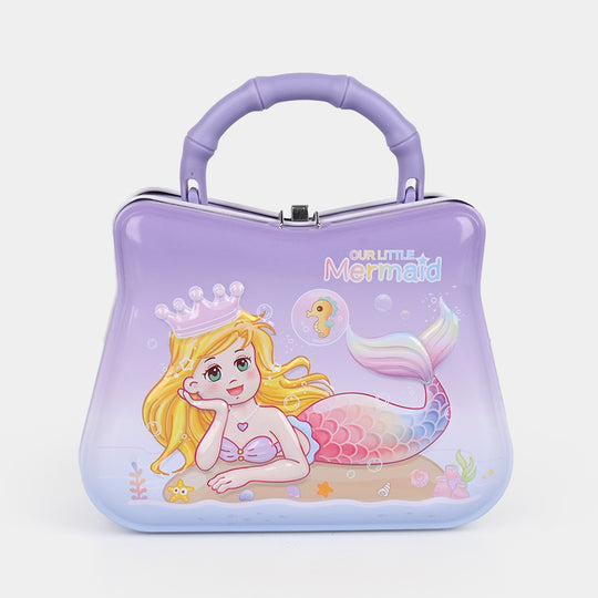 Metal Coin/Money Box with Lock For Kids