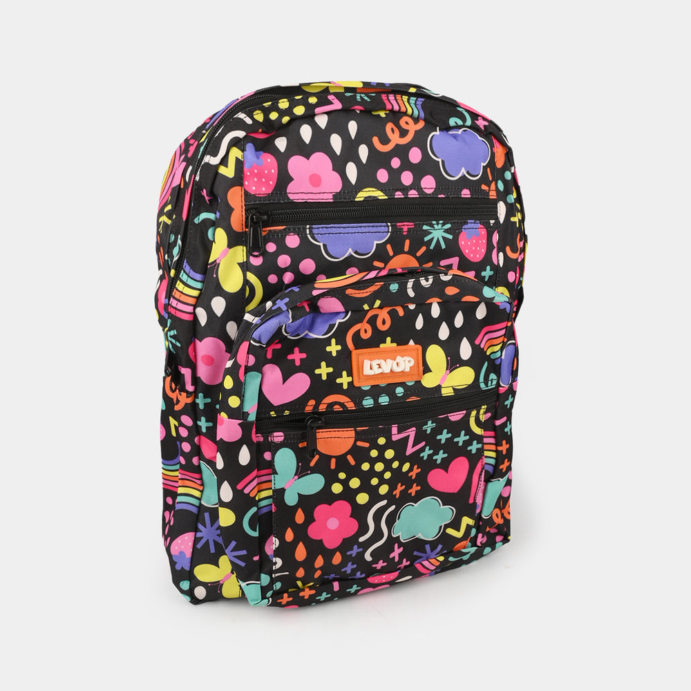 LEVUP MULTI COMPARTMENTS SCHOOL BACKPACK FOR CLASS (1-4)
