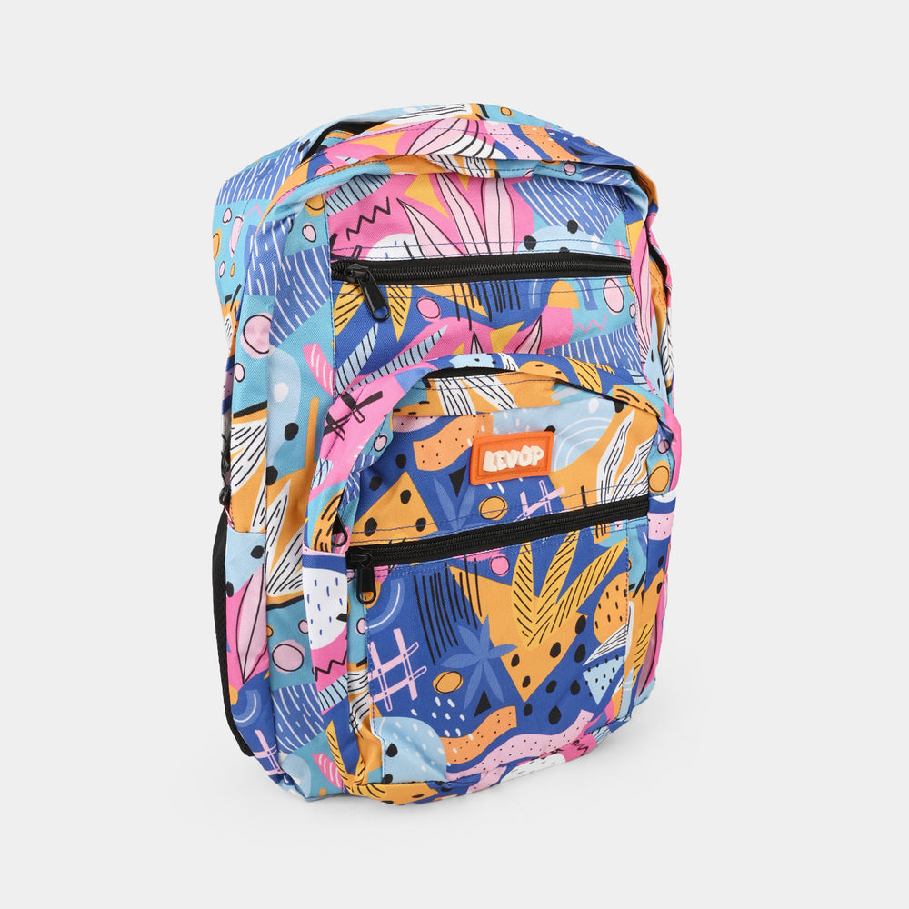 LEVUP MULTI COMPARTMENTS SCHOOL BACKPACK FOR CLASS (1-4)