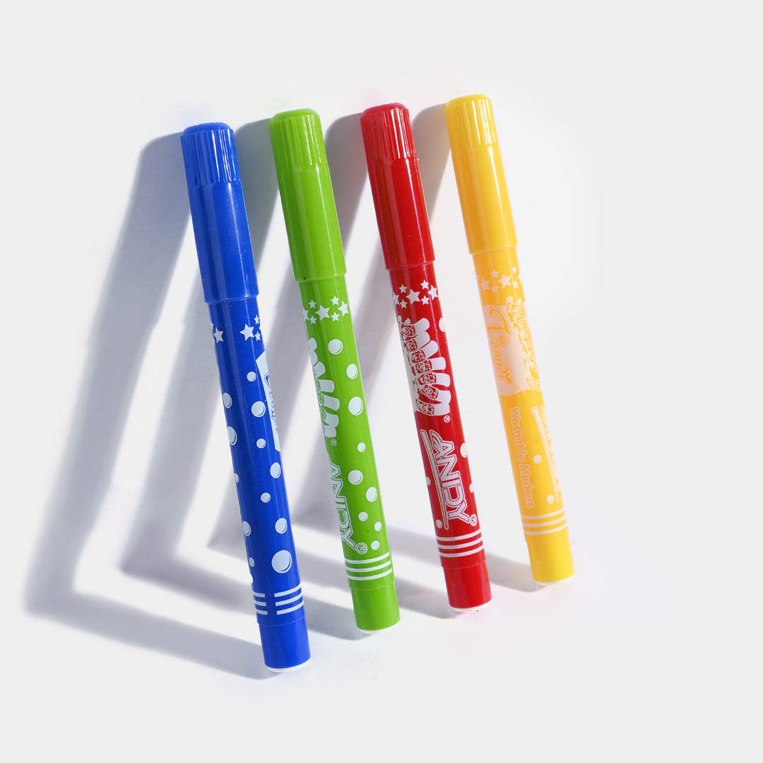 Washable Marker 06Pcs