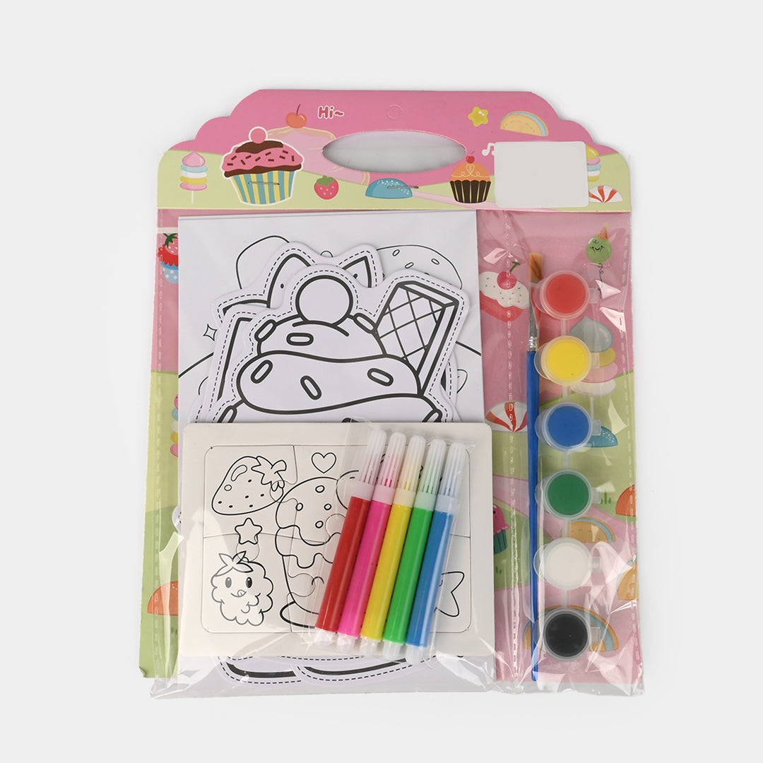DIY Painting & Coloring Activity Craft Kit