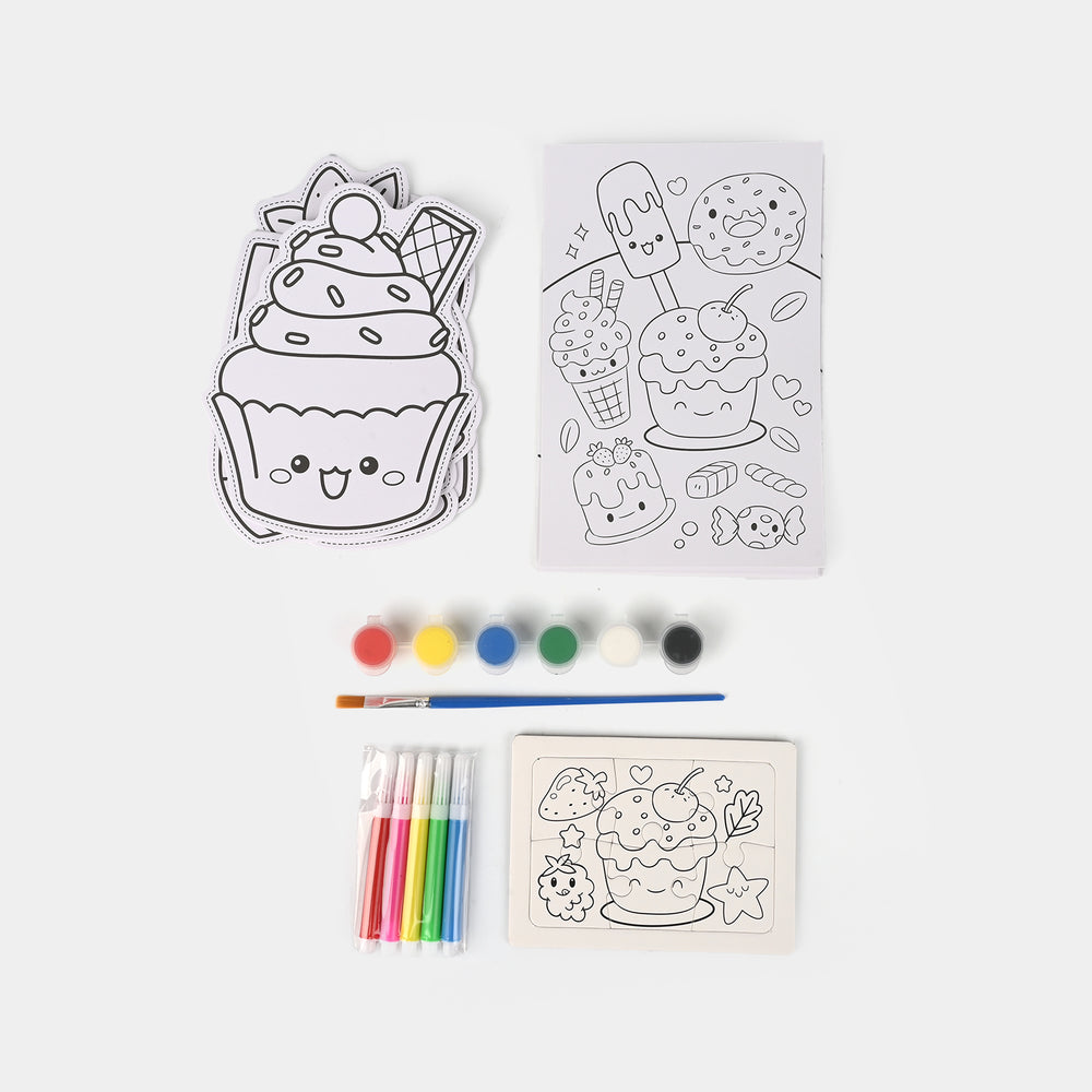DIY Painting & Coloring Activity Craft Kit