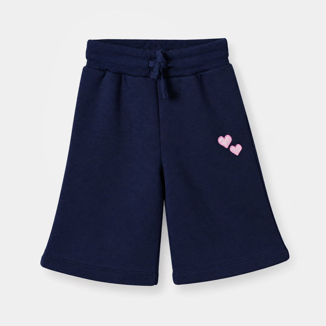 Infant Girls Fleece Fleece Pyjama Pink Hearts