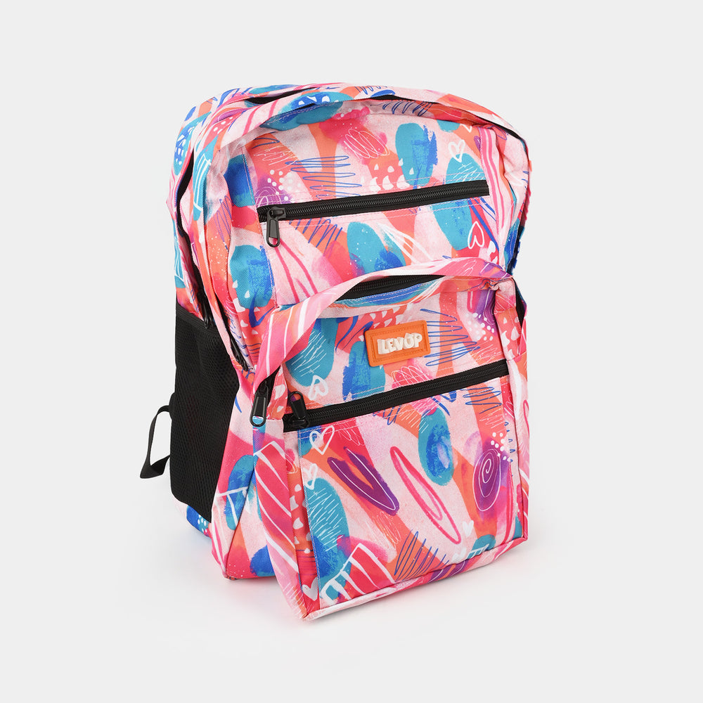 LEVUP MULTI COMPARTMENTS SCHOOL BACKPACK FOR CLASS (1-4)