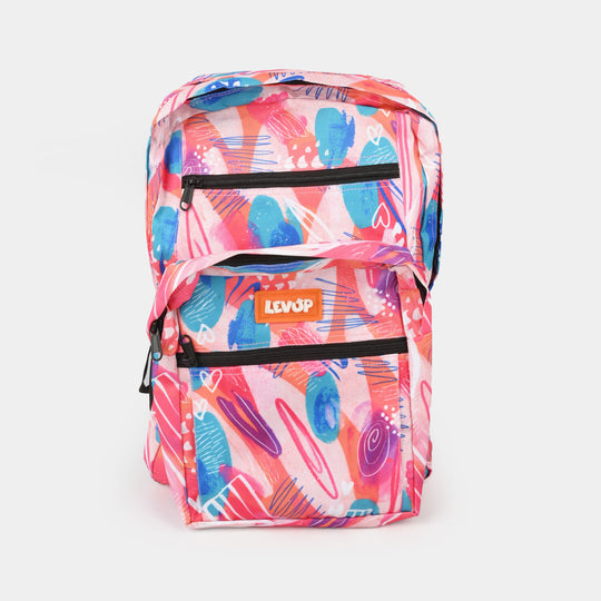 LEVUP MULTI COMPARTMENTS SCHOOL BACKPACK FOR CLASS (1-4)