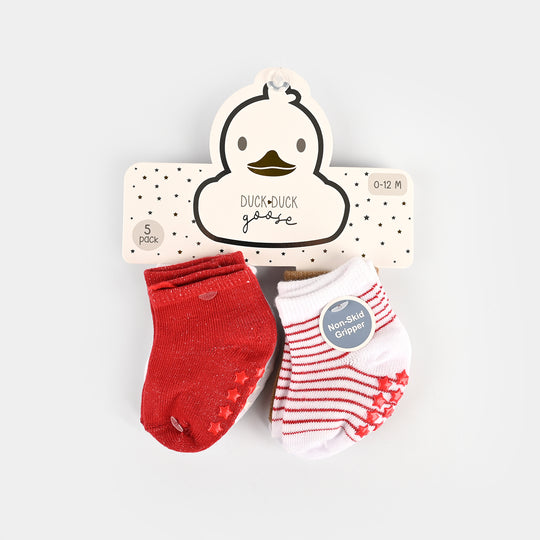 5 Pair Baby Socks 3Pcs | 0-12M
