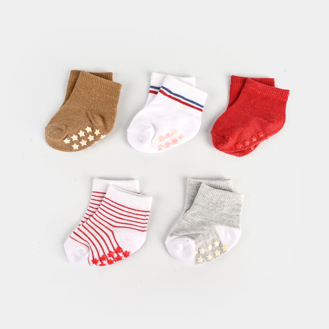 5 Pair Baby Socks 3Pcs | 0-12M