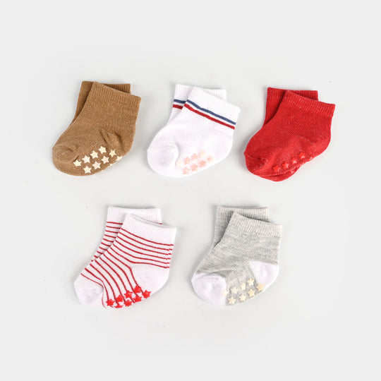 5 Pair Baby Socks 3Pcs | 0-12M