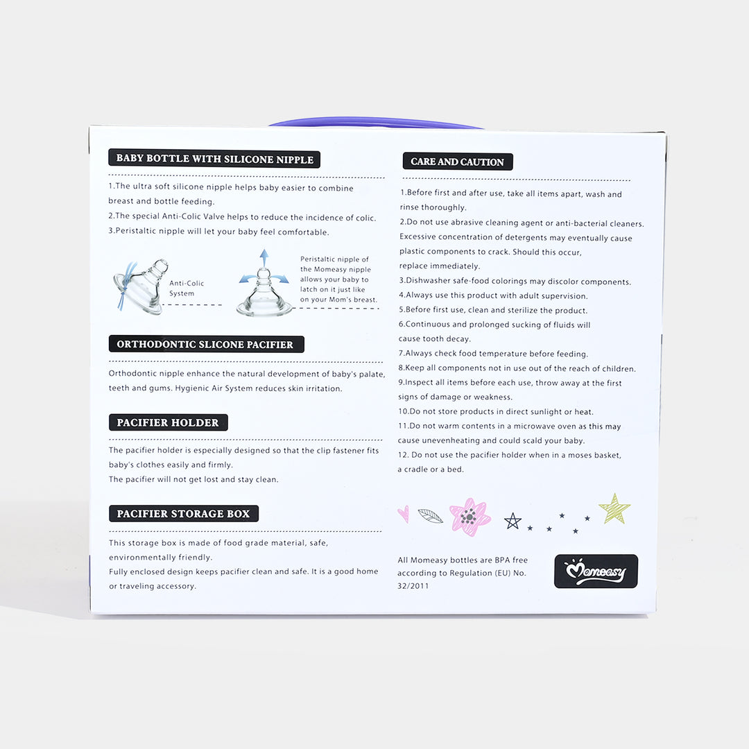 Momeasy Feeding Bottle Set | 0M+