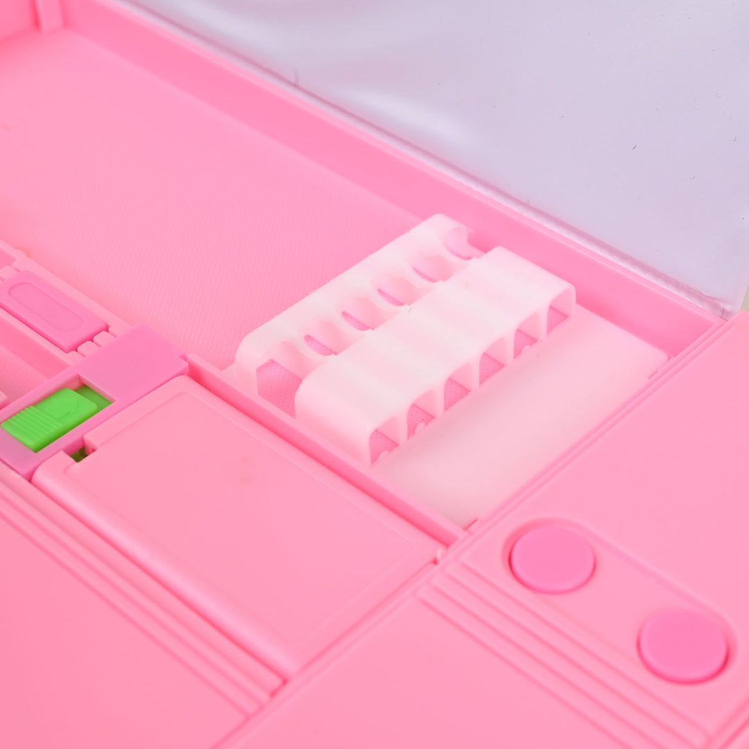 Multi-Compartment Magnetic Jumbo Pencil Box
