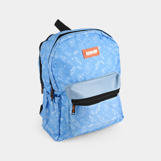 LEVUP 15" Rexine Flap Backpack | Grade KG