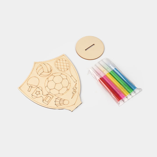 DIY Wooden Standee Coloring Craft Kit