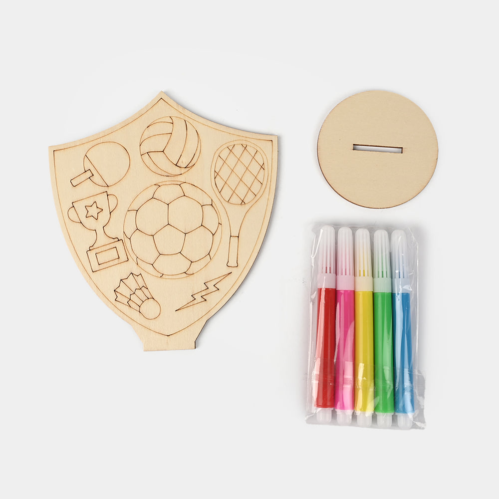 DIY Wooden Standee Coloring Craft Kit