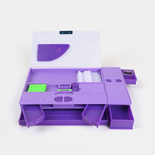 Multi-Compartment Magnetic Jumbo Pencil Box