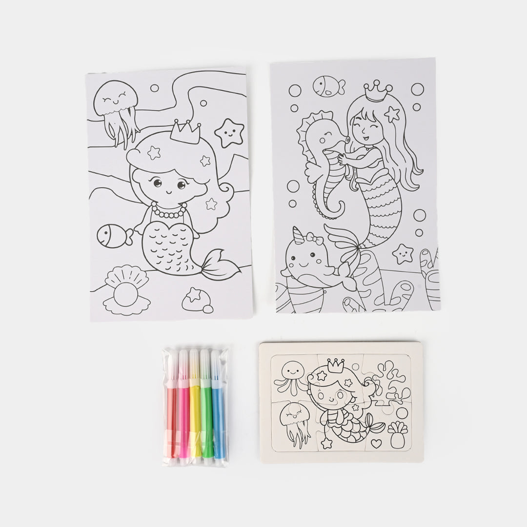 DIY Coloring &amp; Craft Activity Kit
