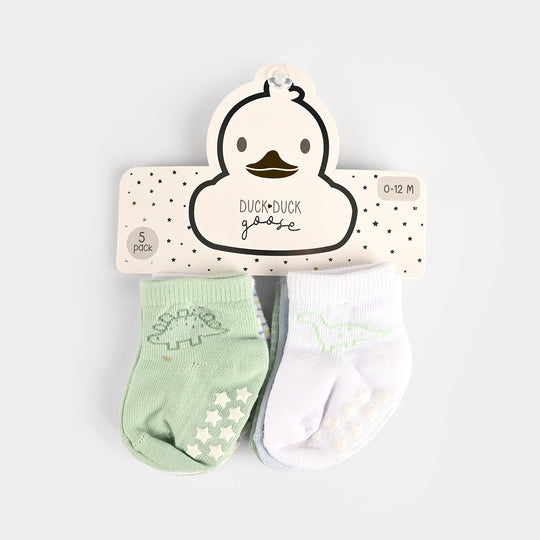 5 Pair Baby Socks 3Pcs | 0-12M