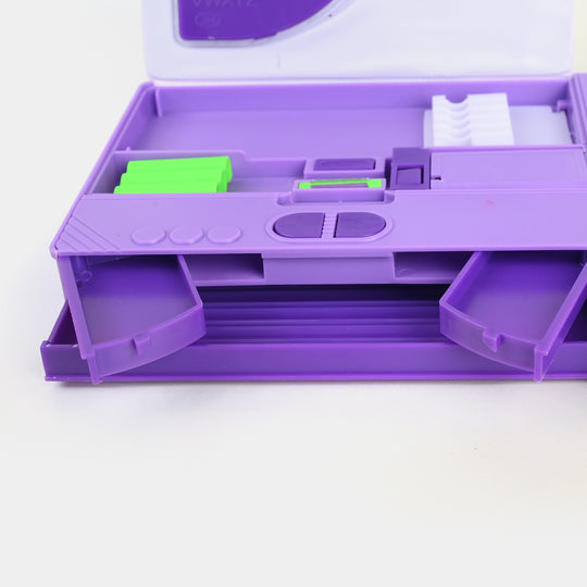Multi-Compartment Magnetic Jumbo Pencil Box