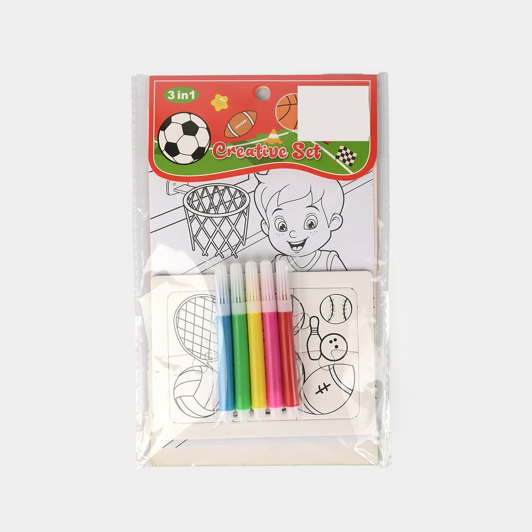 DIY Coloring &amp; Craft Activity Kit