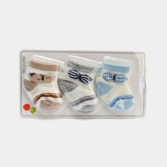 Infant Baby Socks Pack Of 3