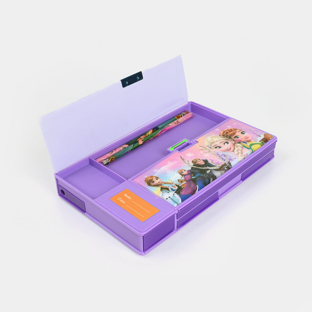 Multi-Compartment Magnetic Jumbo Pencil Box